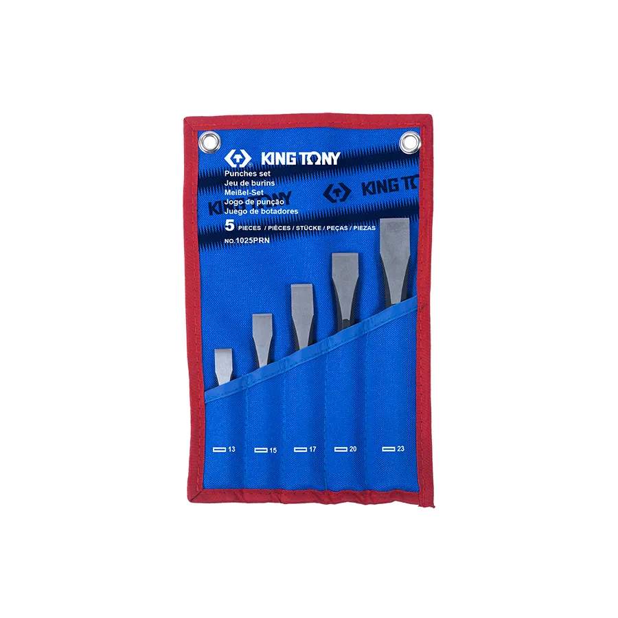 King Tony 1025PRN Flat Chisel Set - 5 Piece