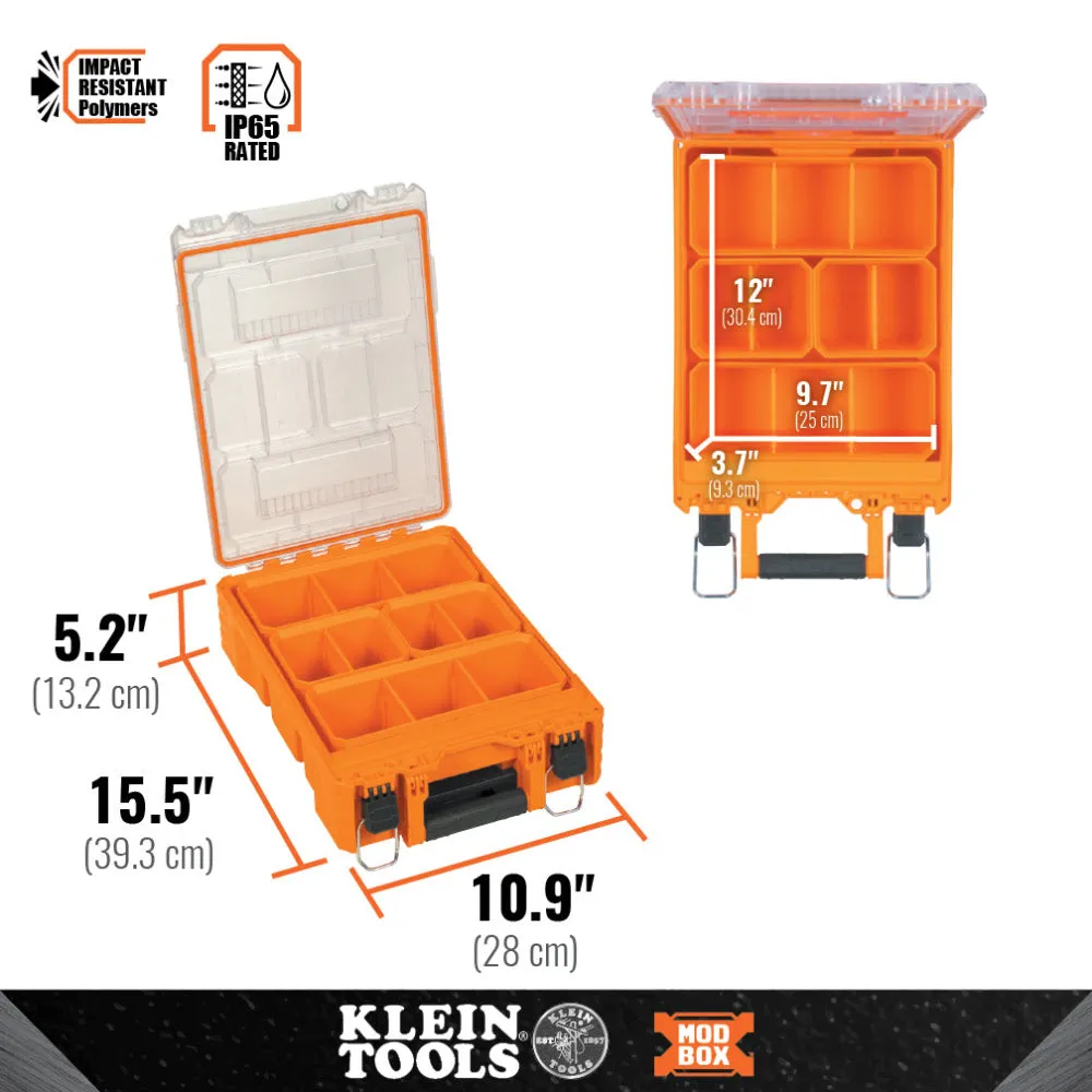 Klein 54808MB MODbox Tall Component Box, Half Width