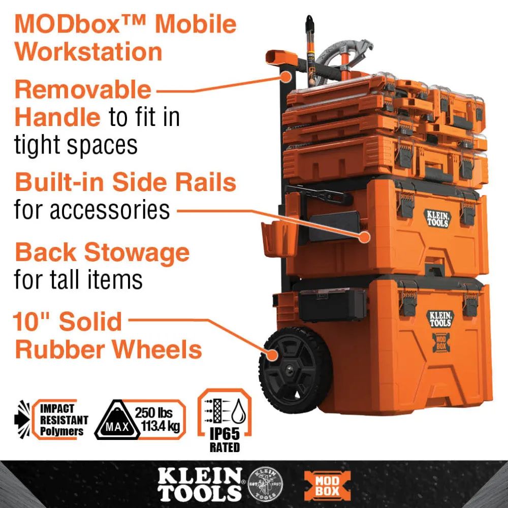 Klein 54808MB MODbox Tall Component Box, Half Width