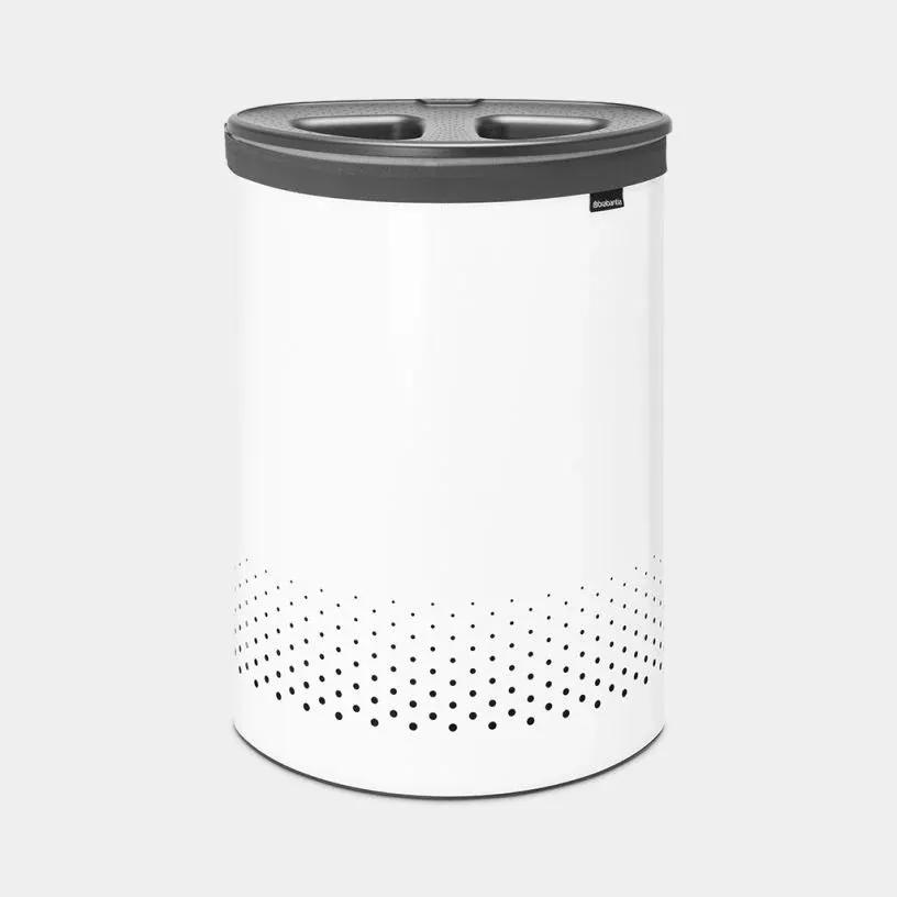 LAUNDRY BIN 55 litre, Selector - White