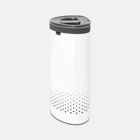 LAUNDRY BIN 55 litre, Selector - White