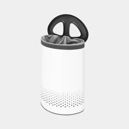 LAUNDRY BIN 55 litre, Selector - White