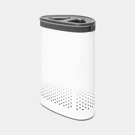 LAUNDRY BIN 55 litre, Selector - White