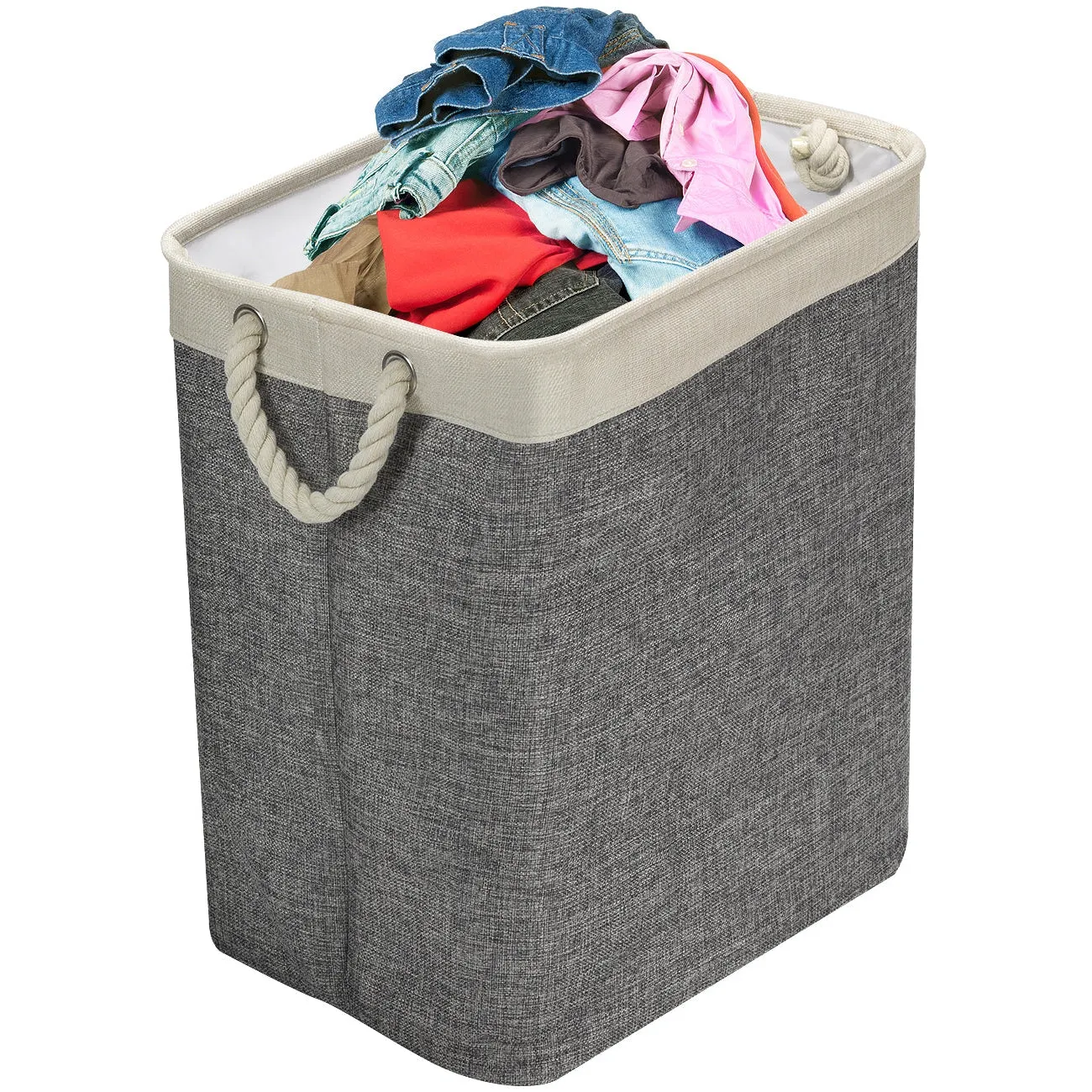 Laundry Hamper with Rope Handles