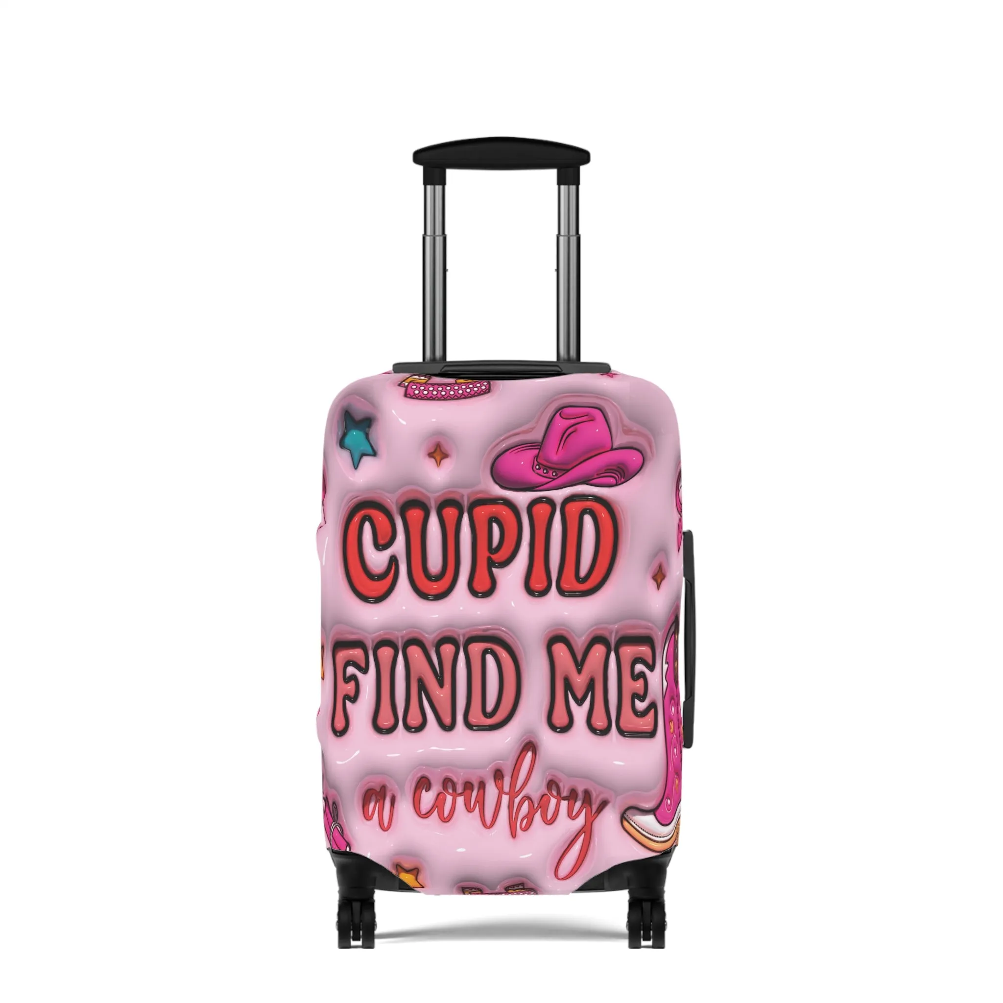 Luggage Cover, Cupid find me a cowboy, awd-529