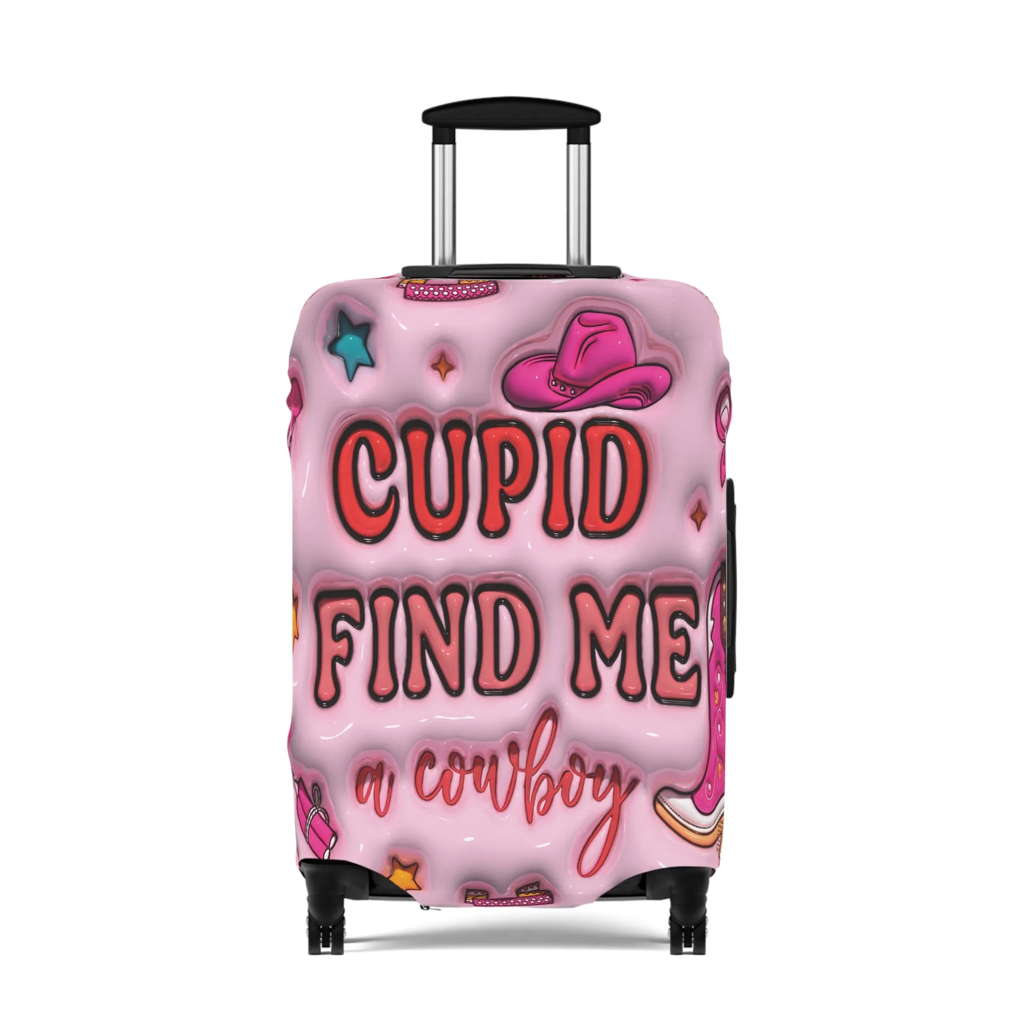 Luggage Cover, Cupid find me a cowboy, awd-529