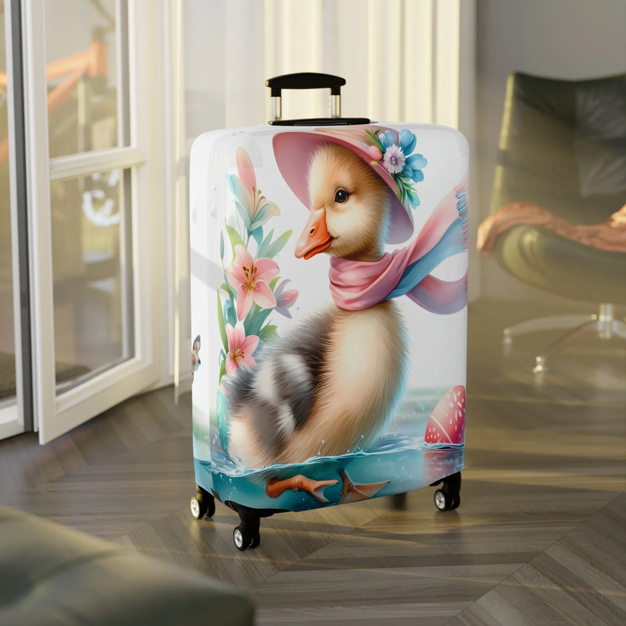 Luggage Cover, Easter, Duck, awd-1607