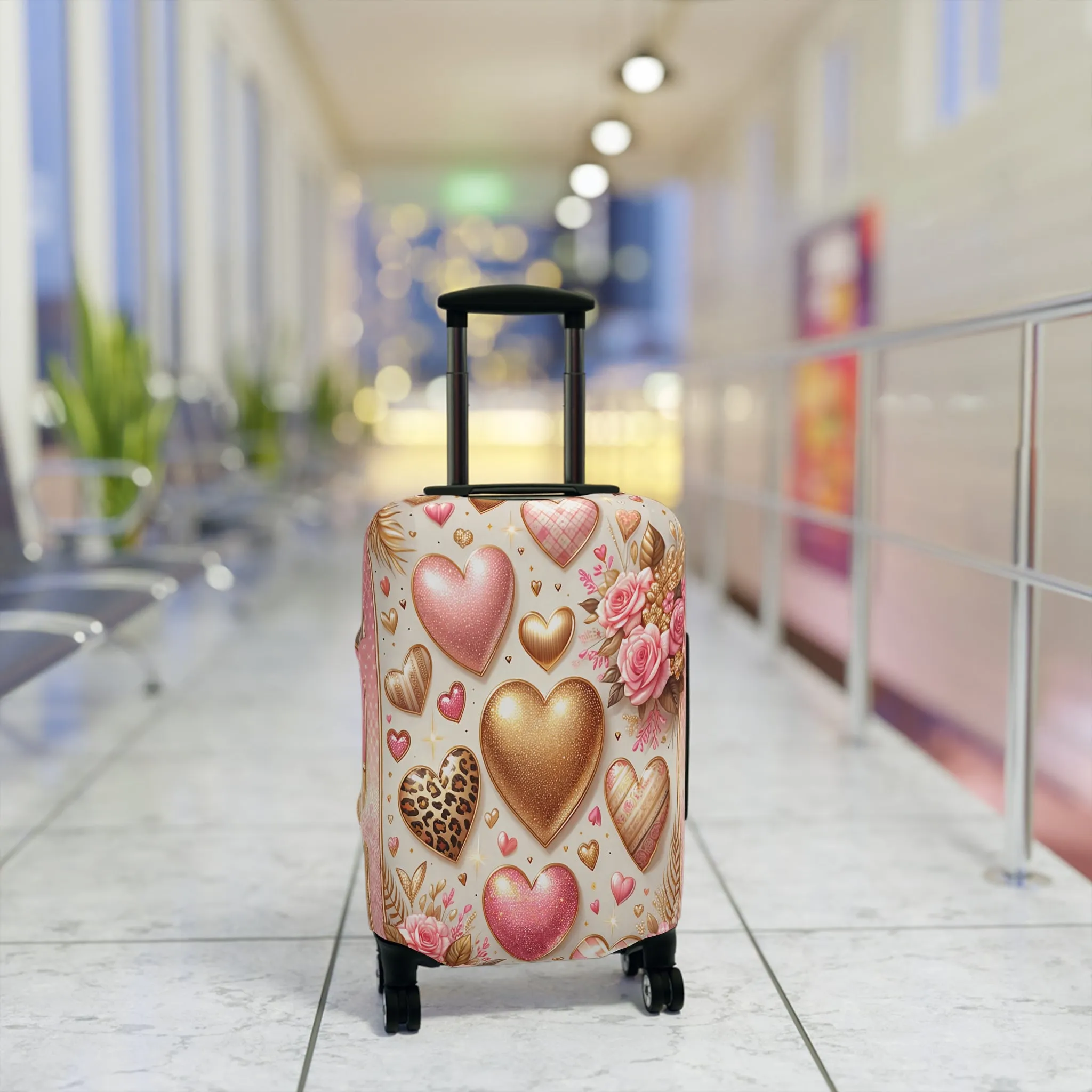 Luggage Cover, Hearts, awd-430