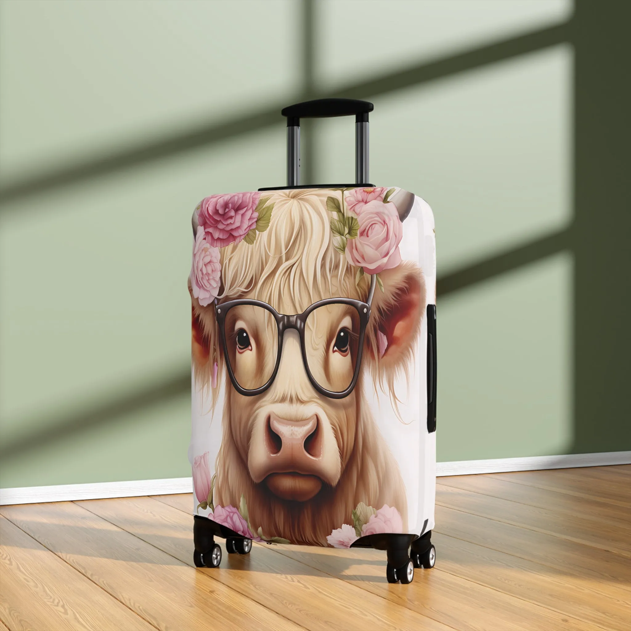 Luggage Cover, Highland Cow, awd-010