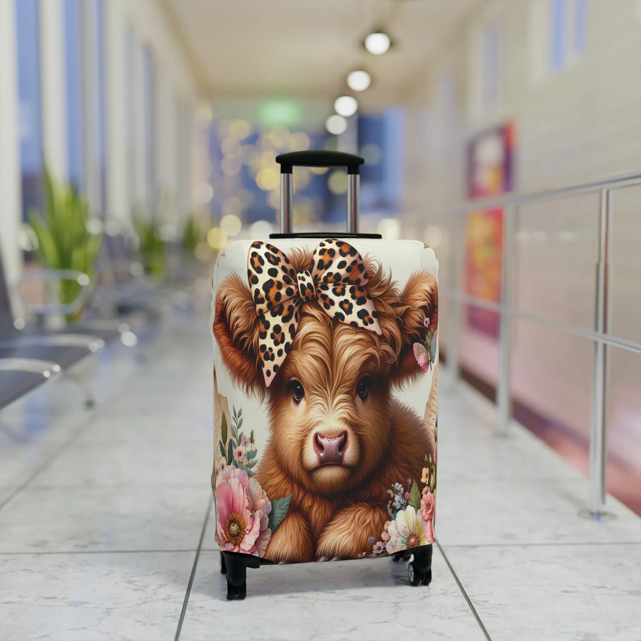 Luggage Cover, Highland Cow, awd-5010