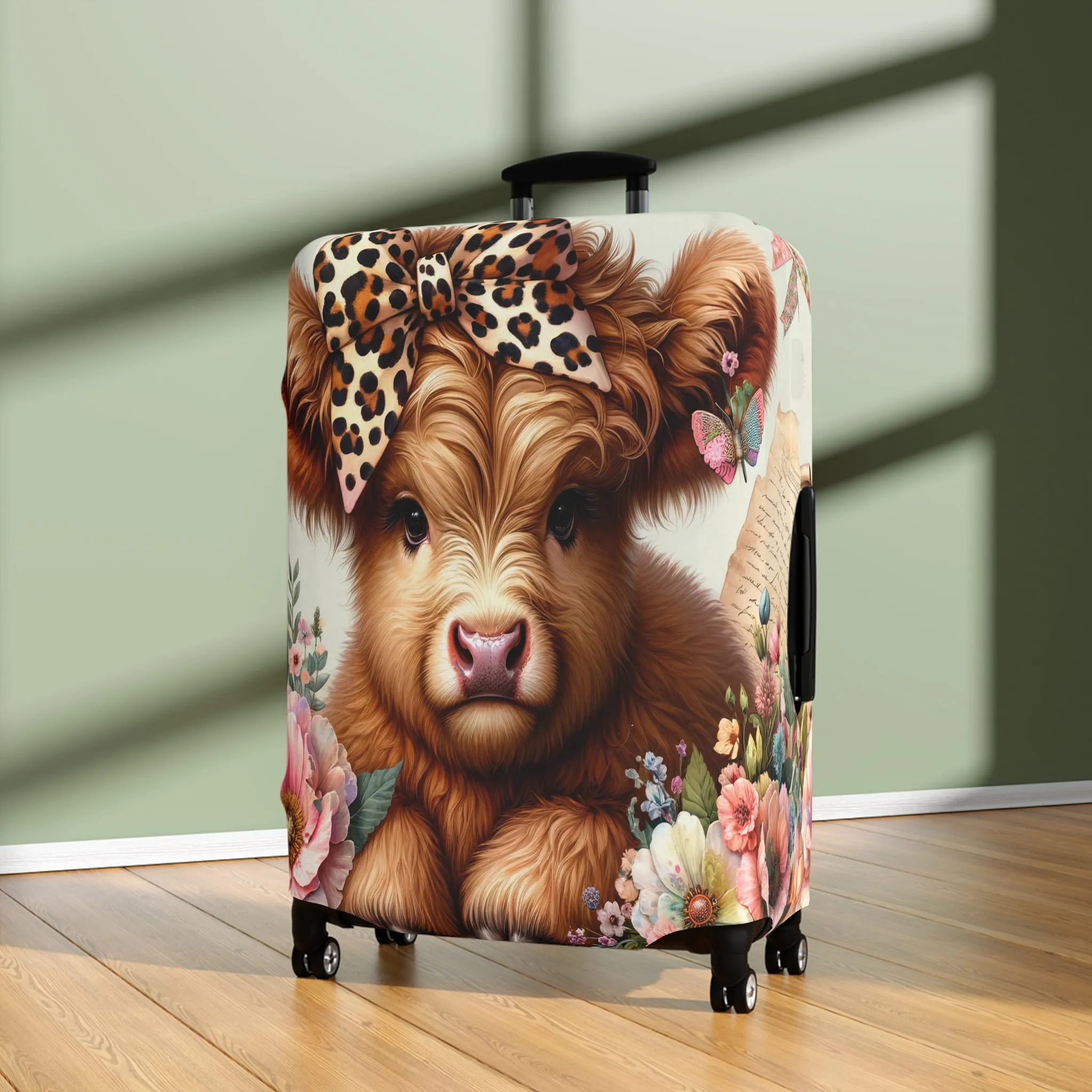 Luggage Cover, Highland Cow, awd-5010