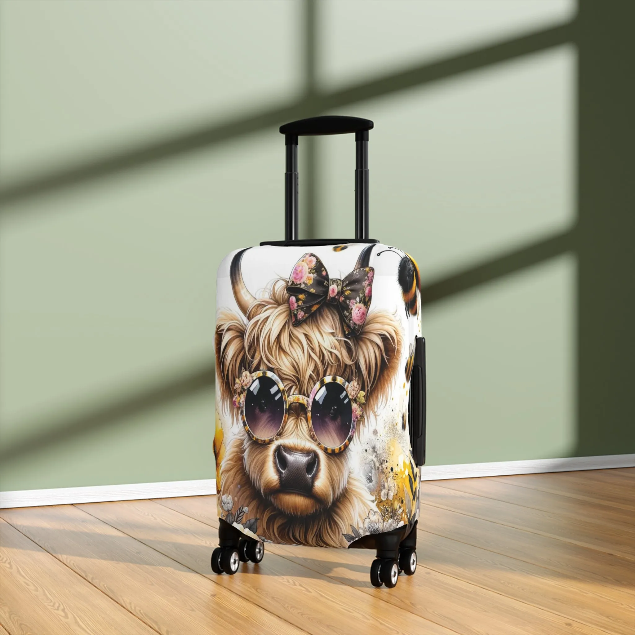 Luggage Cover, Highland Cow, awd-701