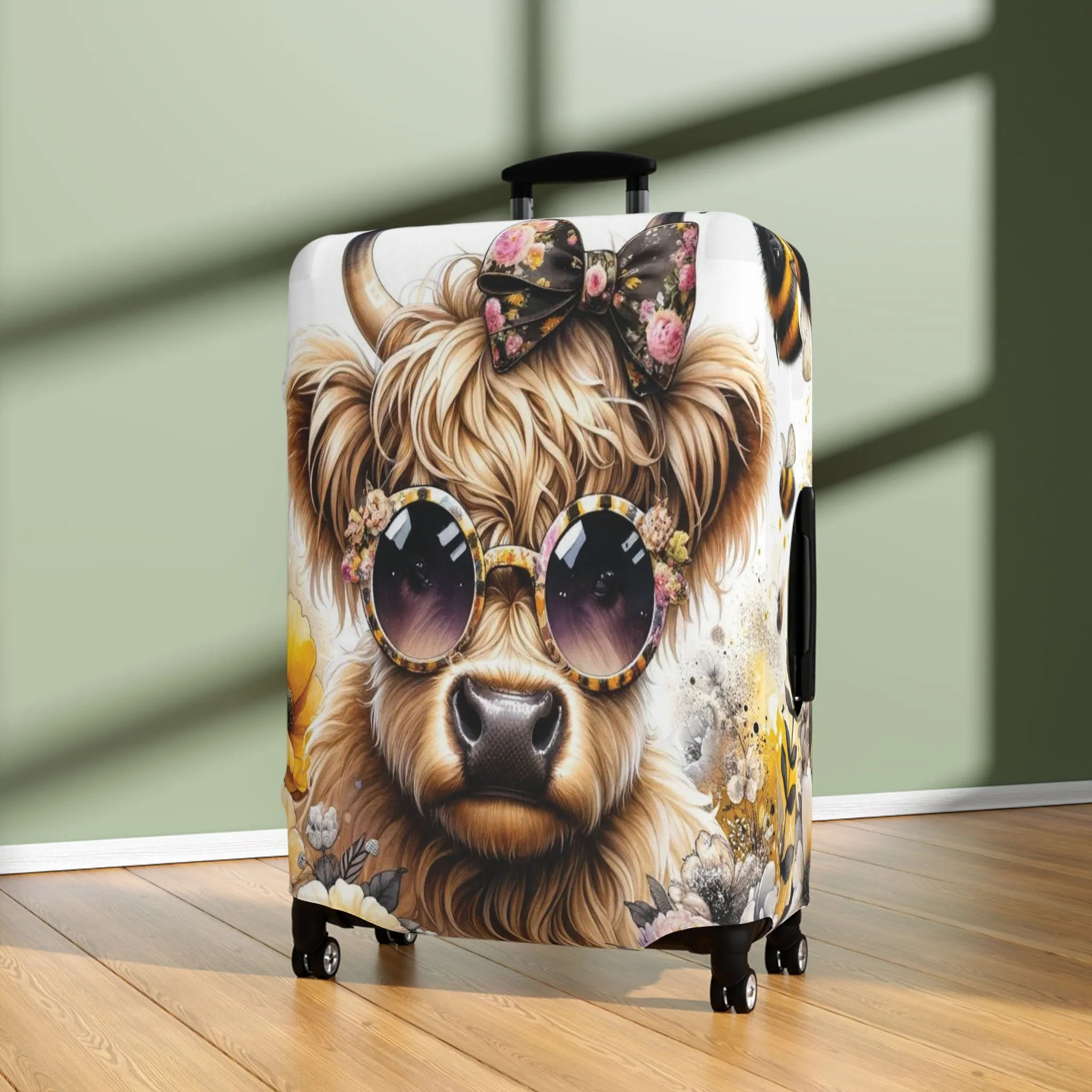 Luggage Cover, Highland Cow, awd-701