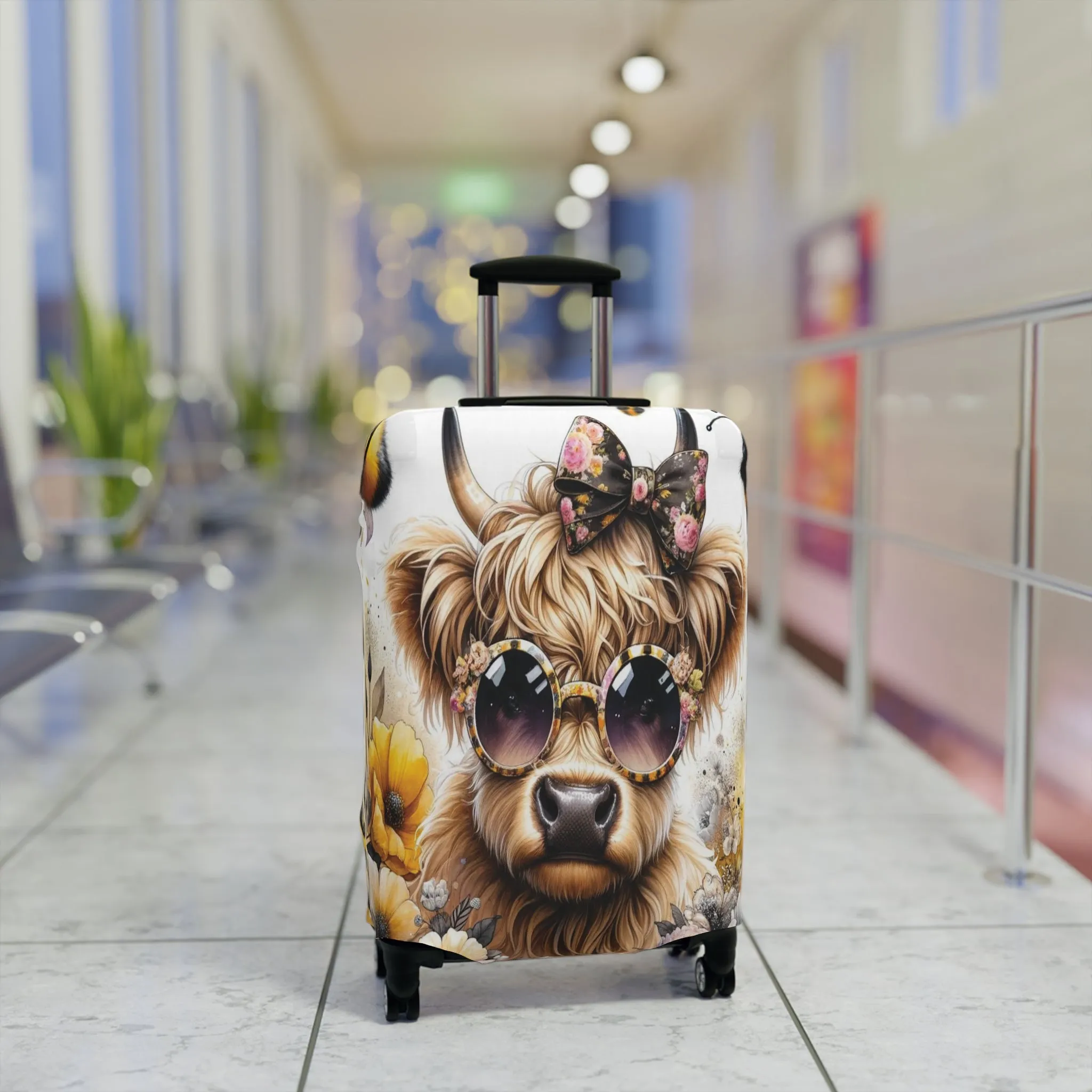 Luggage Cover, Highland Cow, awd-701