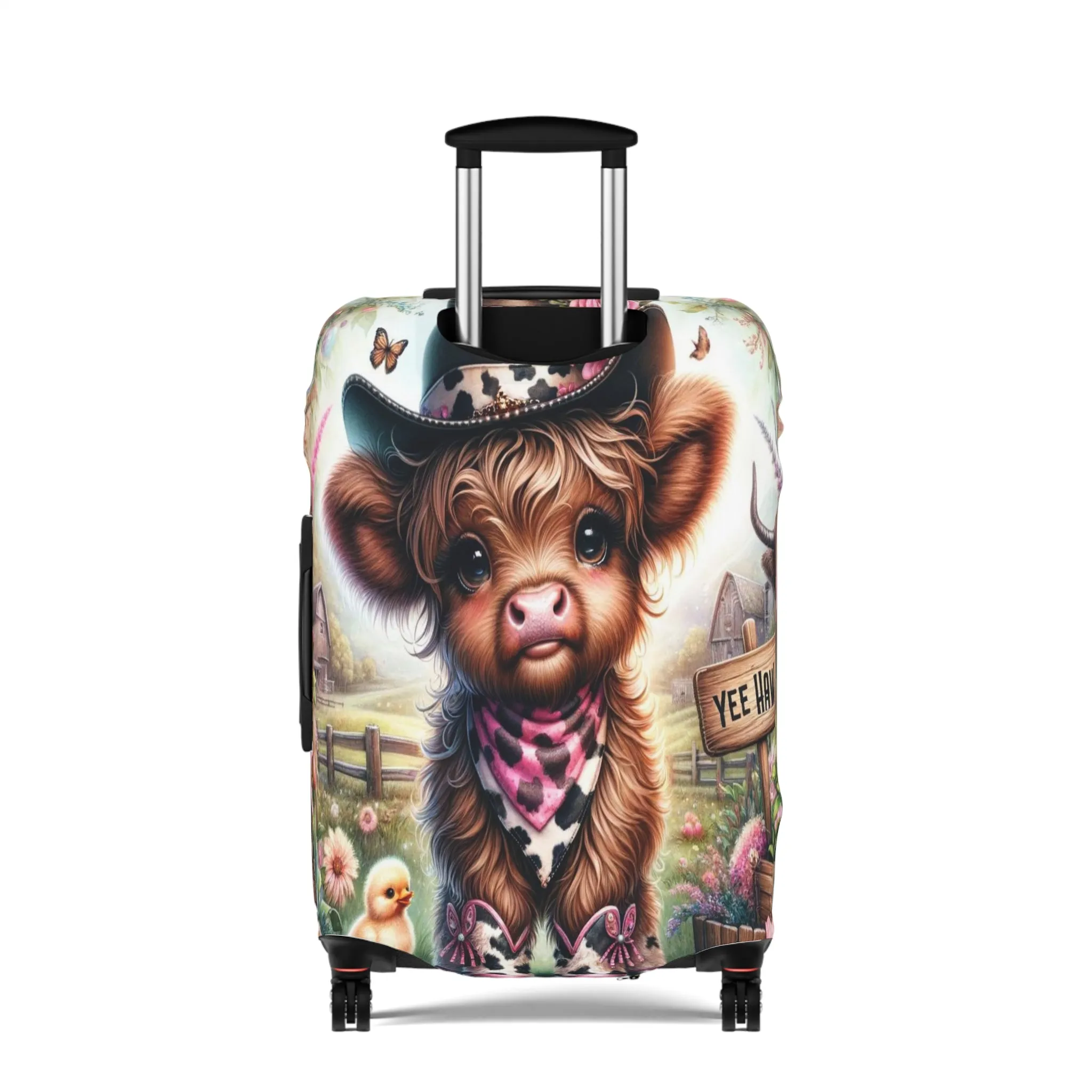 Luggage Cover, Highland Cow, Country and Western, awd-1419