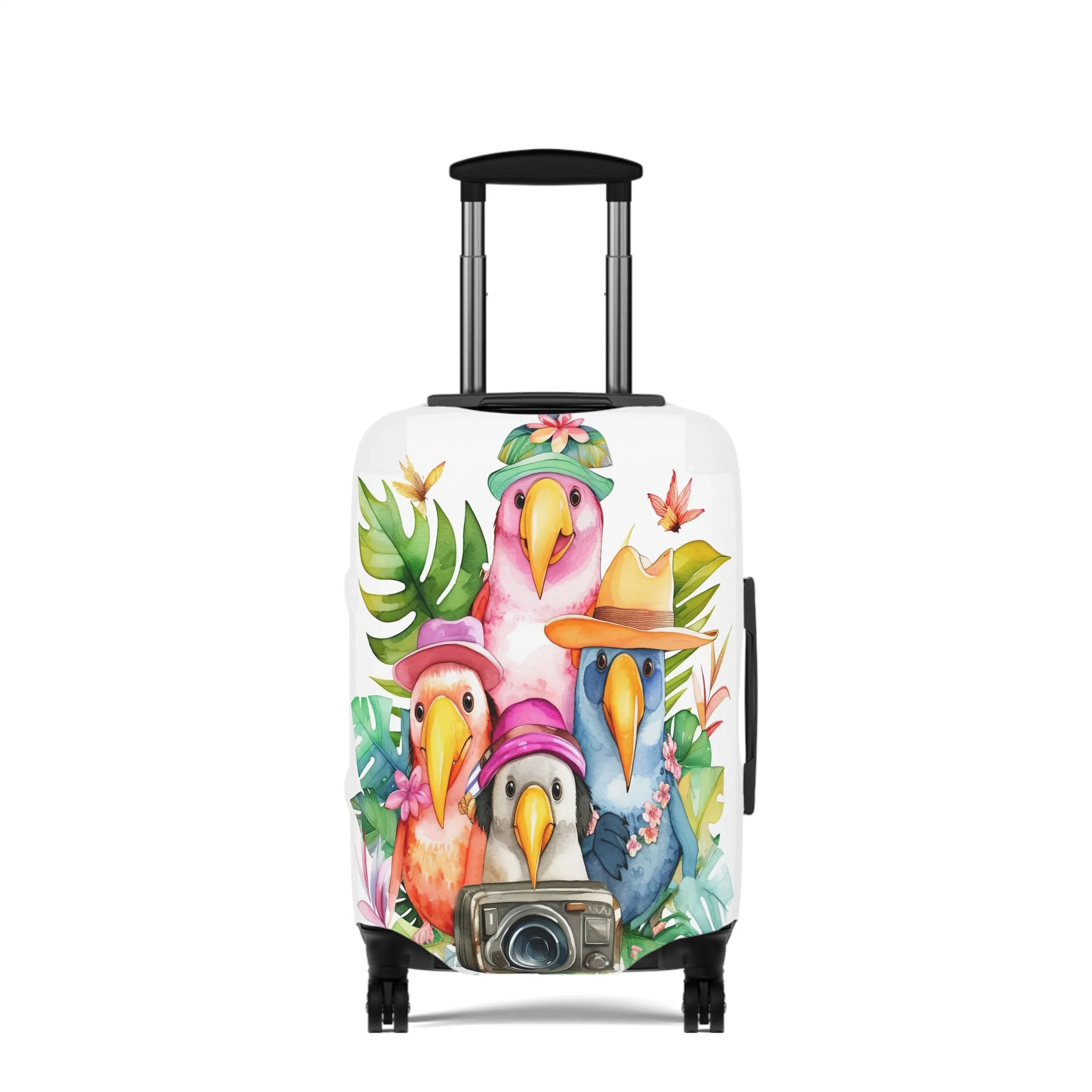 Luggage Cover, Parrots and Camera, awd-326