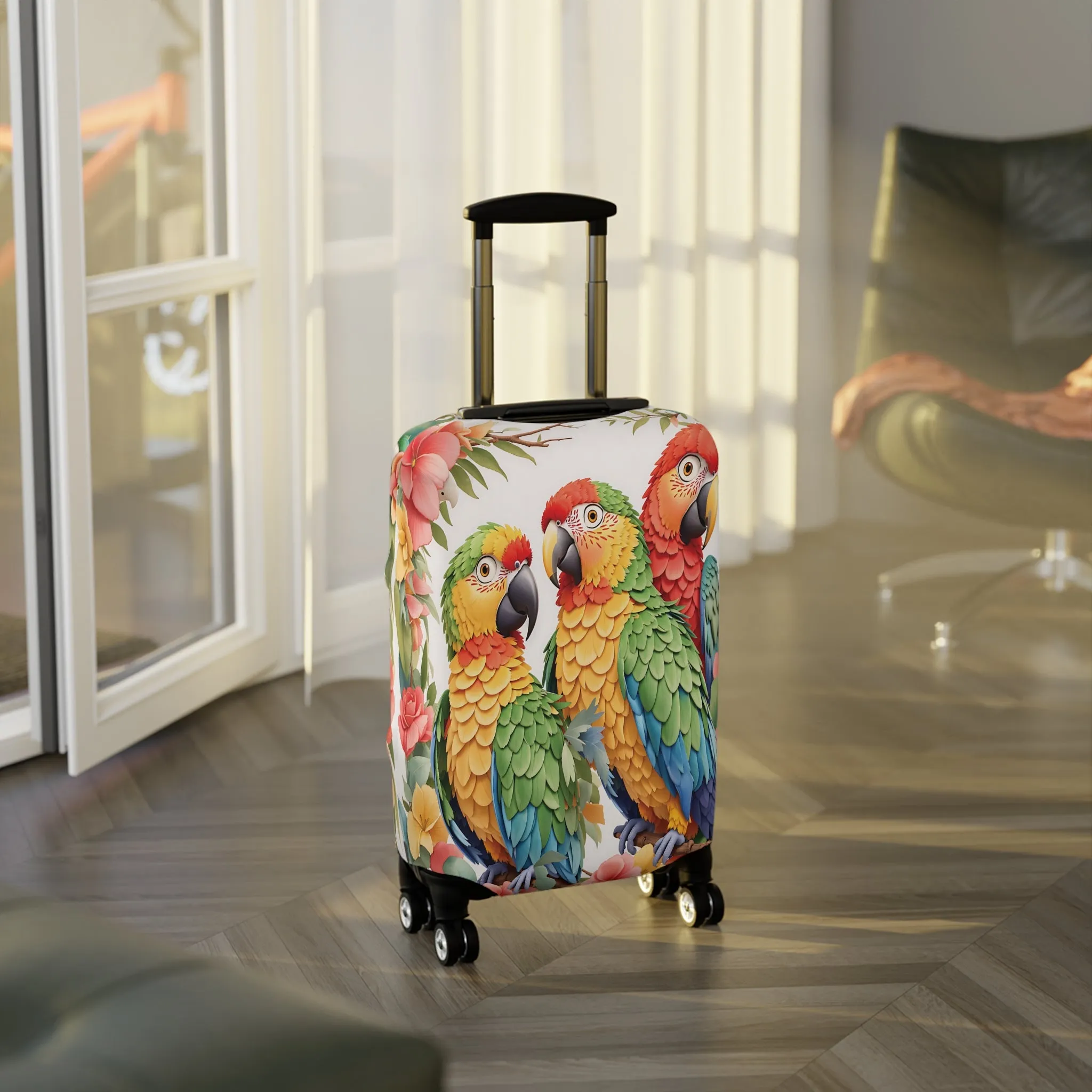 Luggage Cover, Parrots, awd-439