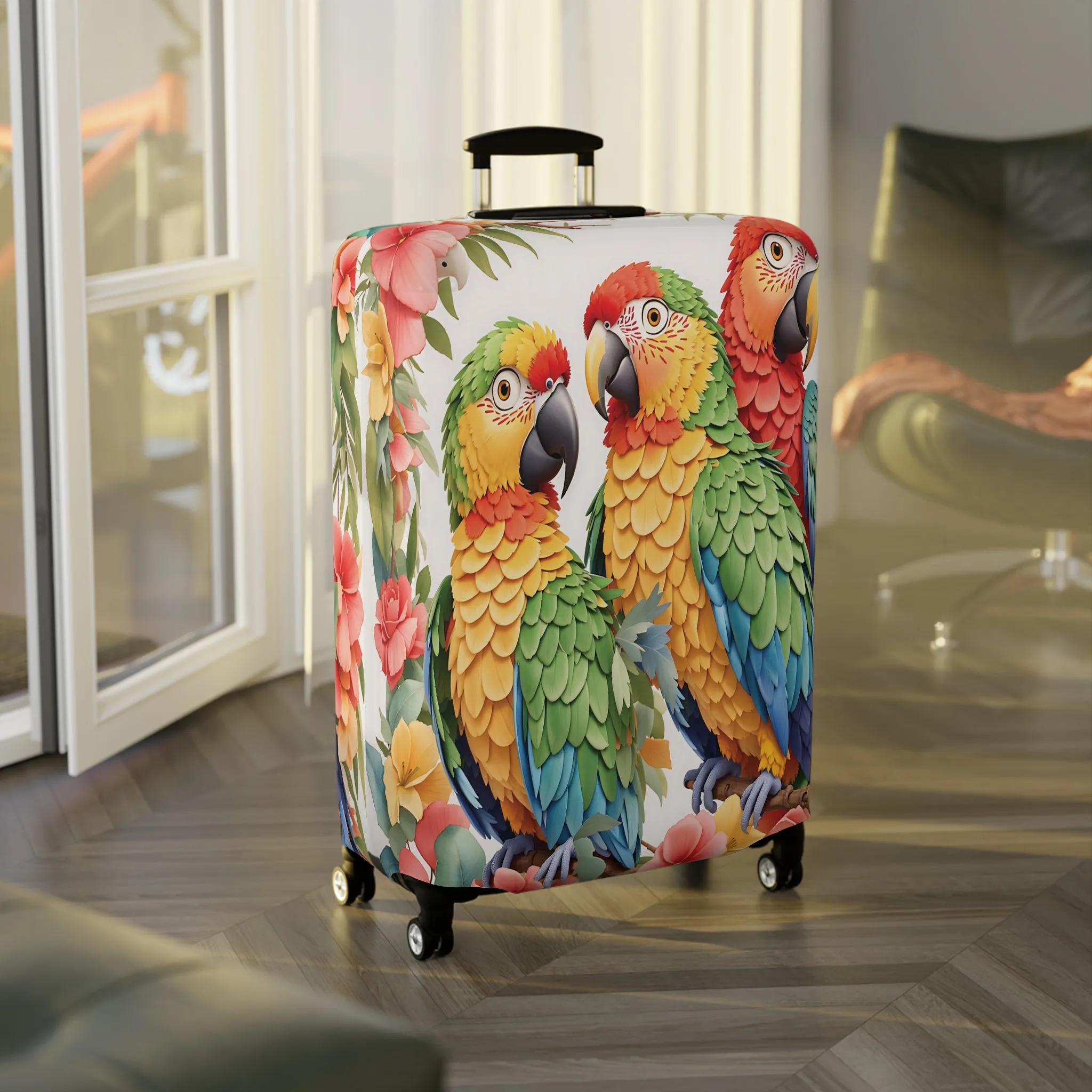 Luggage Cover, Parrots, awd-439