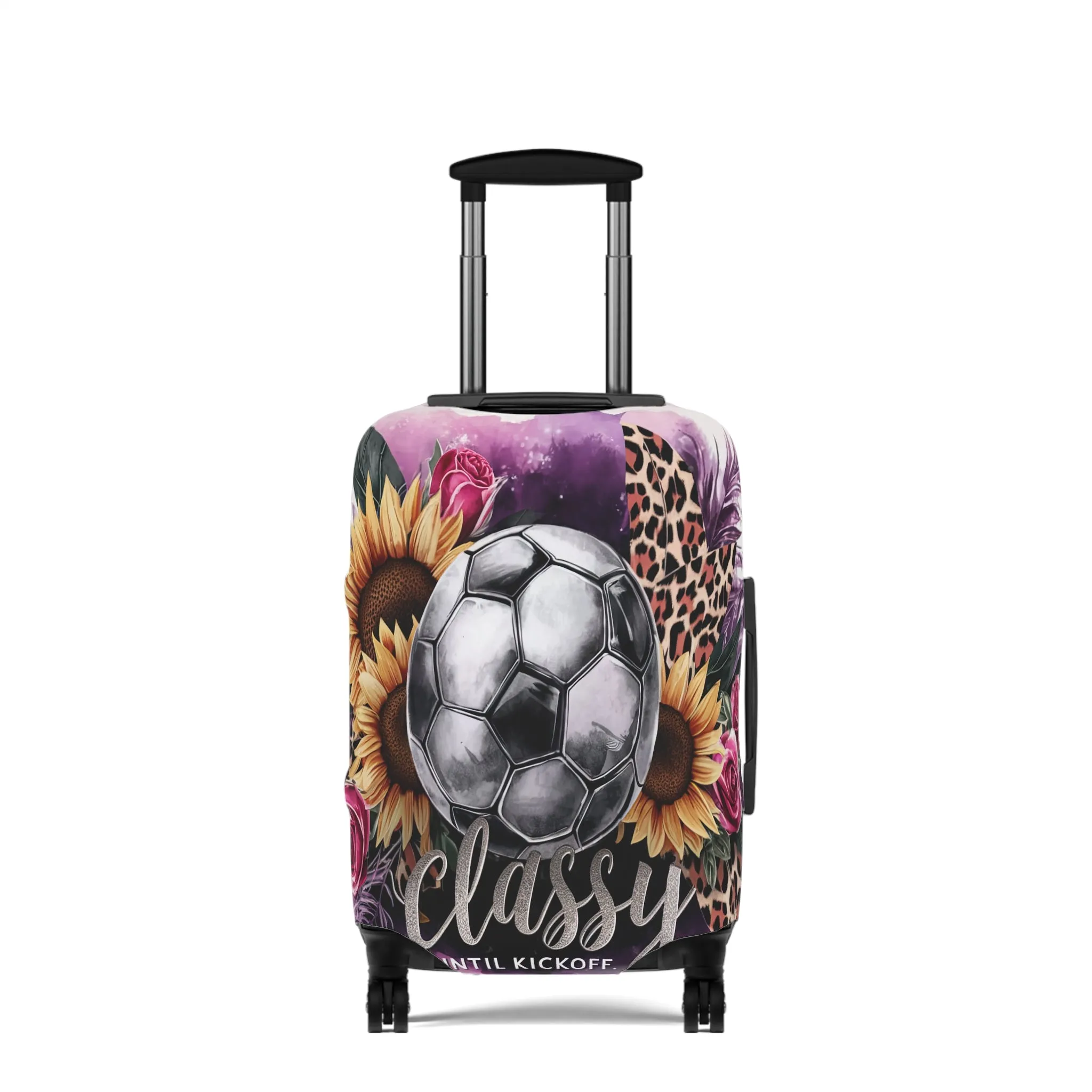 Luggage Cover, Soccer, Classy until Kickoff, awd-1732