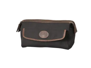 Mens Leather Travel Bag for Toiletries - Canvas Leather Dopp Kit for Men - the Ultimate Mens Cosmetic Bags - Overnight Toiletry Bag for Men - Bayfield Bags