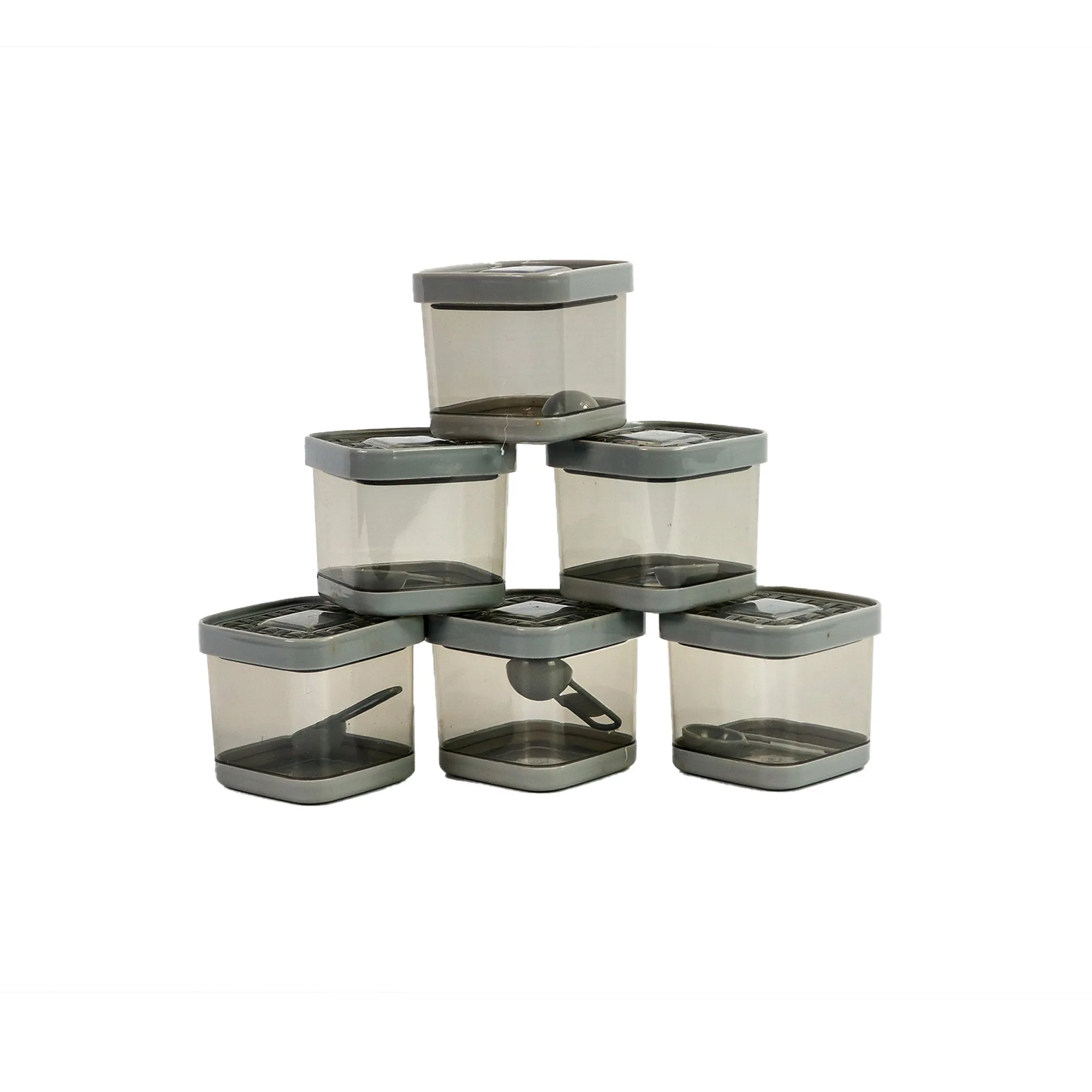 Nakoda Della Canister Container with Spoon 6pc Set Nu Ware