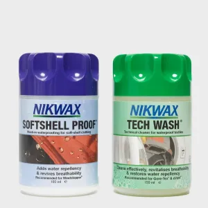 Nikwax Tech Wash and Softshell Proof Twin Pack