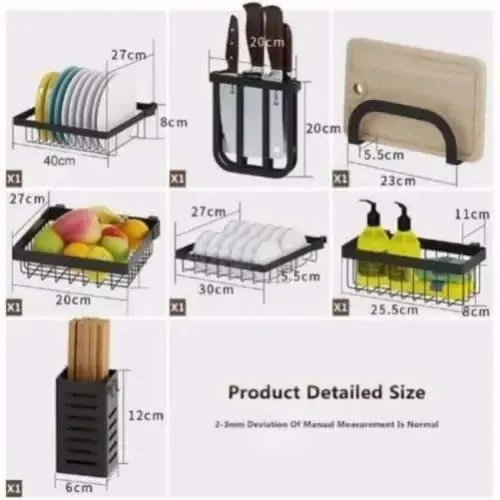 Over-The-Sink Dish Drying Rack