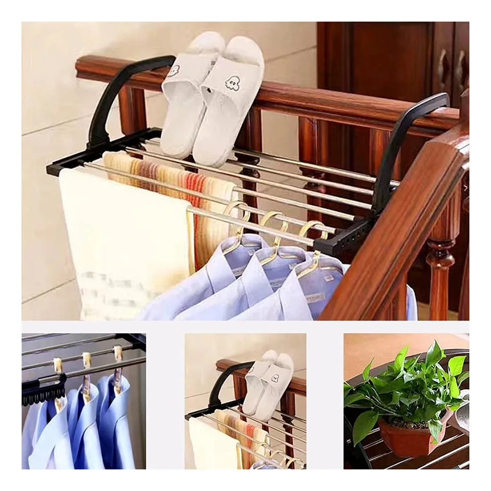 Portable Balcony Multipurpose Drying Rack (YT3560) - Green