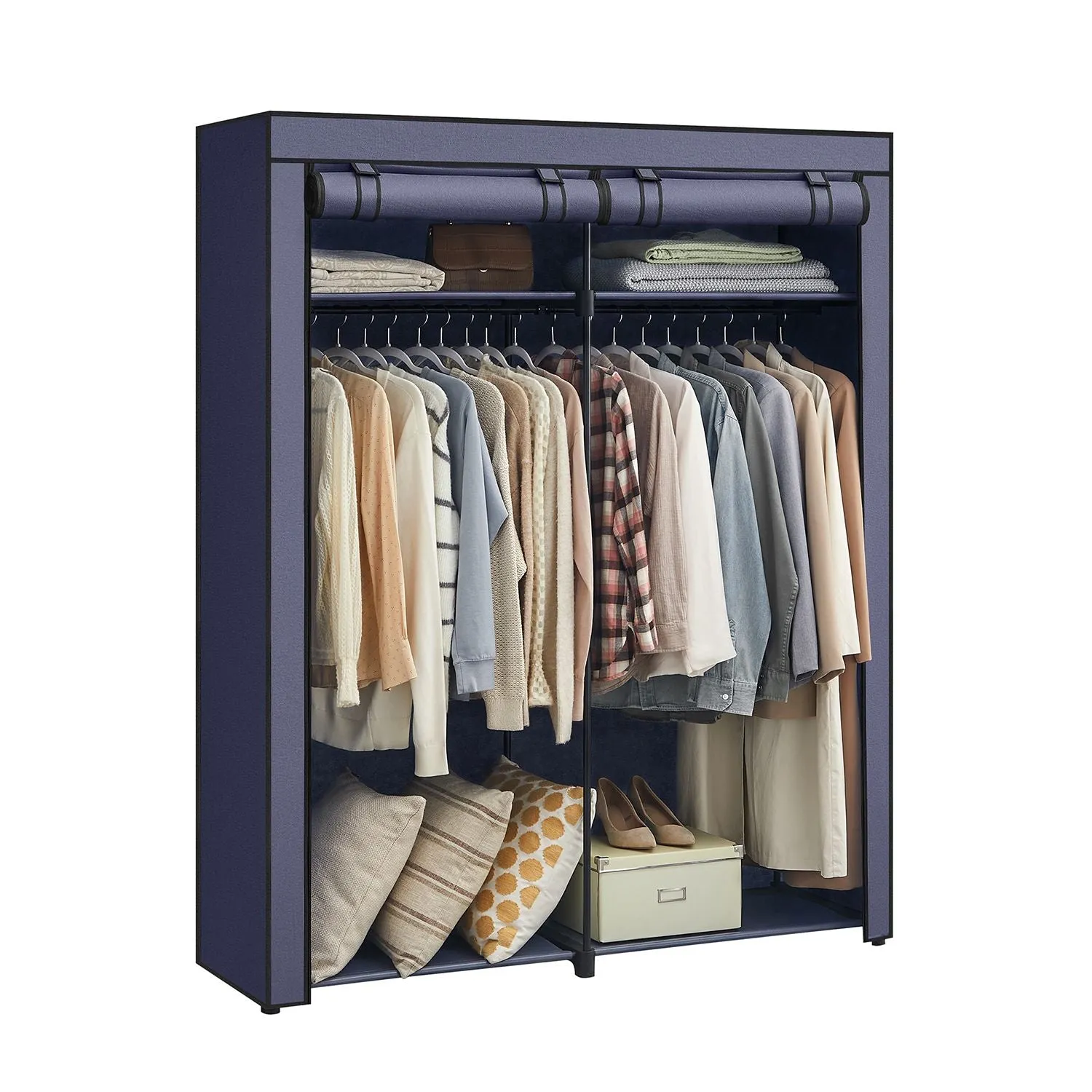 Portable Closet Wardrobe 55.1 x 16.9 x 68.5 Inches