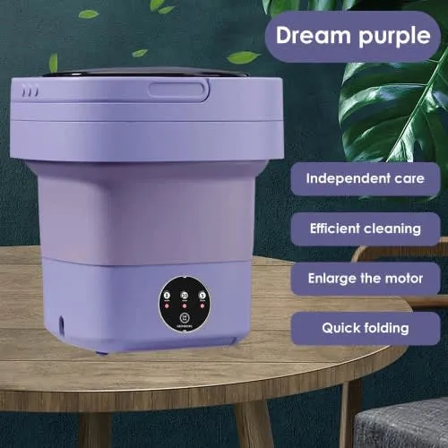 Portable Washing Machine - Foldable Mini Washer And Spin Dryer