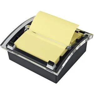 Post-It Ds330-Bk Pop-Up Note Dispenser Designer Series Black/Clear