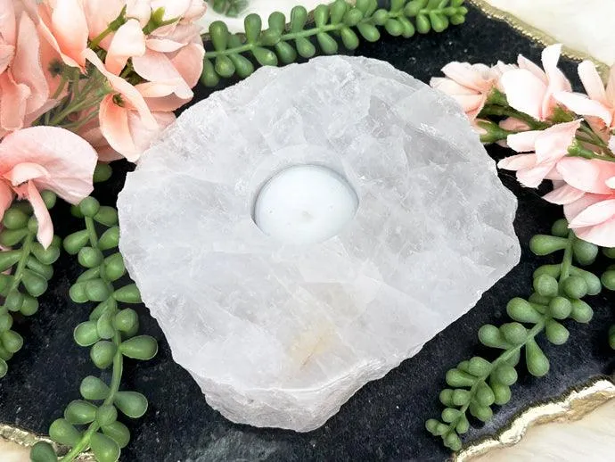 Quartz Candle Holders