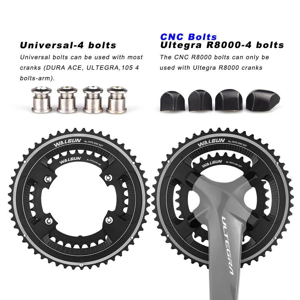 Road Bike Chainring 110bcd 11-Speed 50t-34t 52t-36t 53t-39t Double Chain Ring for Shimano 105 Ultegra Dura Ace Bicycle Crankset