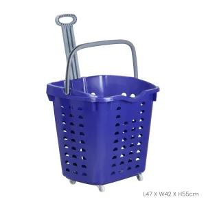 SHOPPING BASKET TROLLEY (4321)