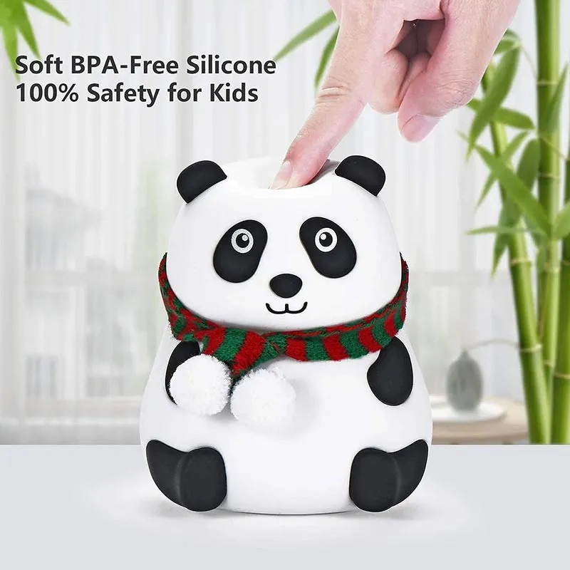 Silicon Panda Night Lamp | 7 x 8 inches