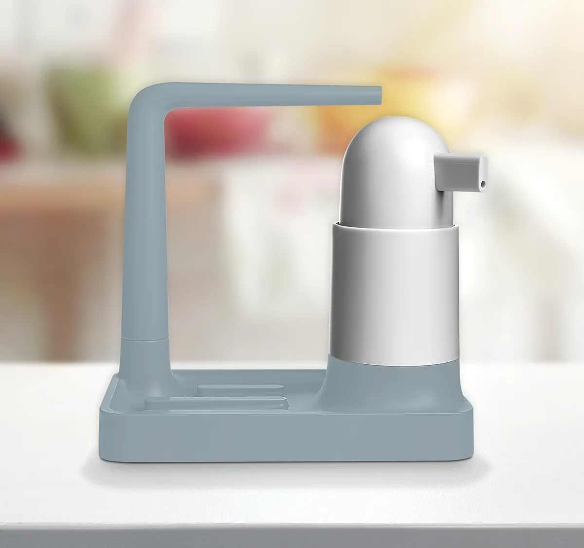 Soap Dispenser with Sponge Caddy