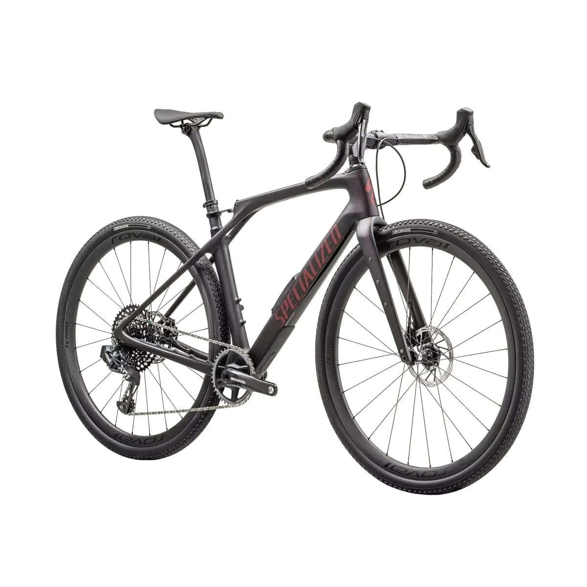 SPECIALIZED DIVERGE STR PRO Complete Bike Gravel Sram Force AXS Eagle X01 - RED TINT CARBON/RED SKY