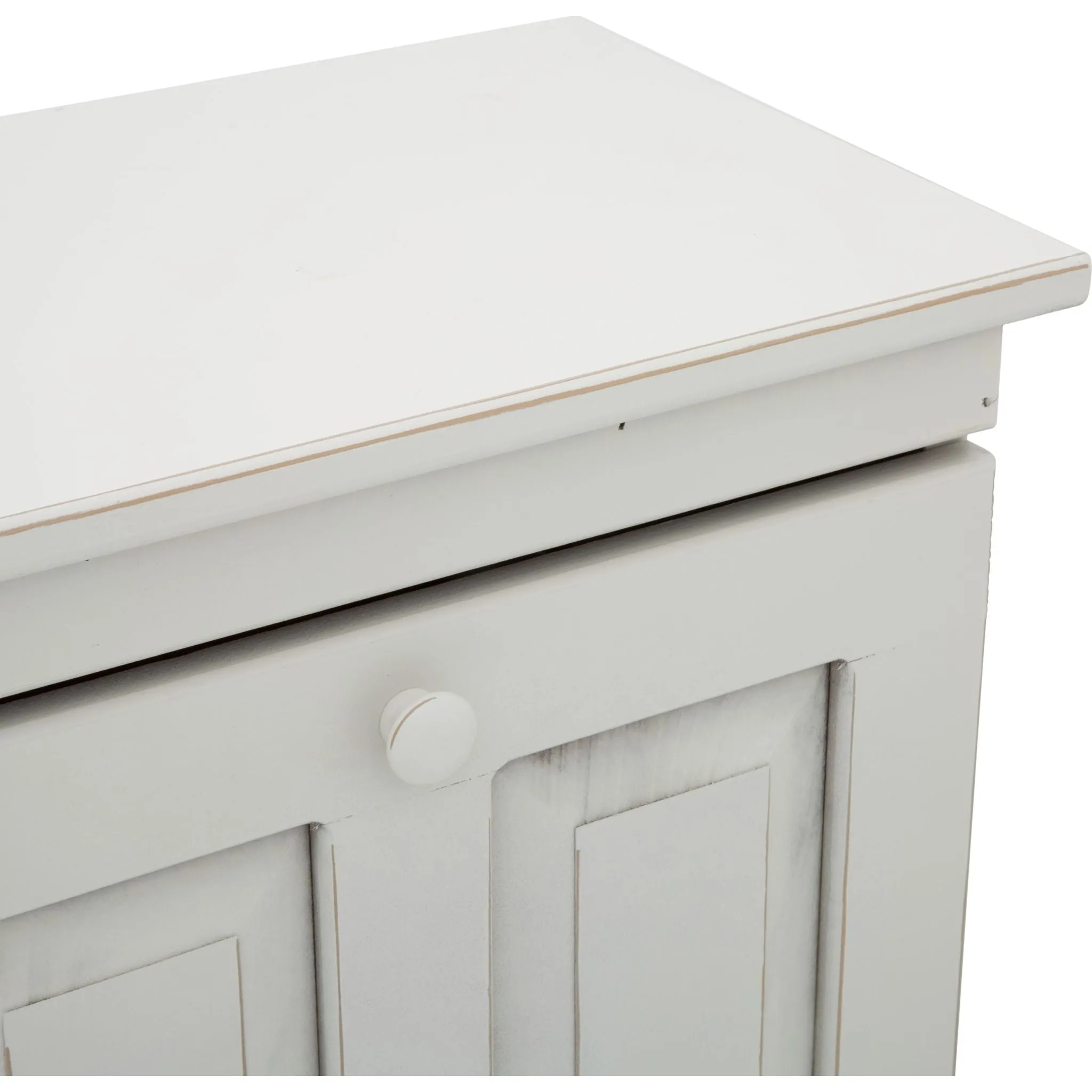 Tilt Bin - Antique White