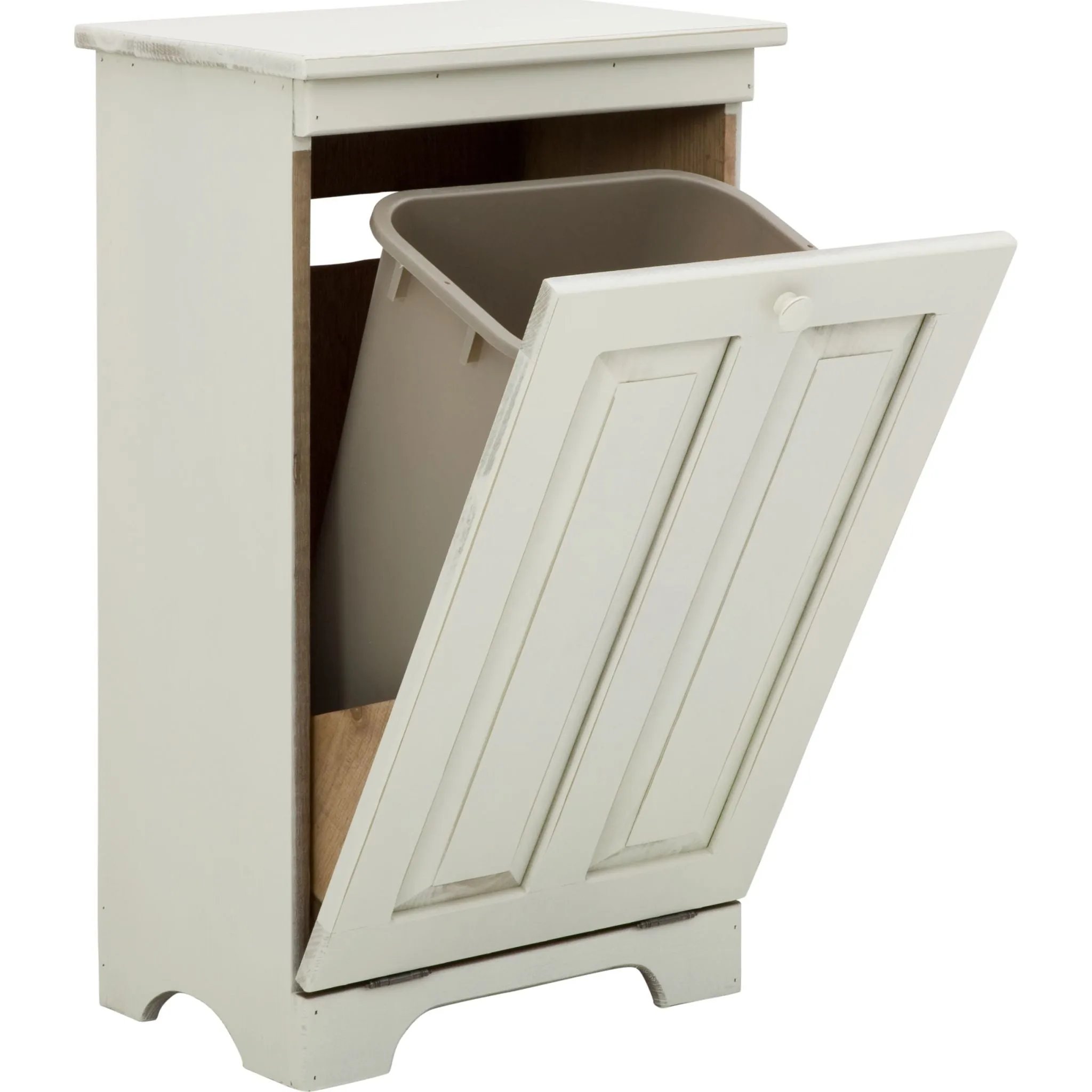 Tilt Bin - Antique White