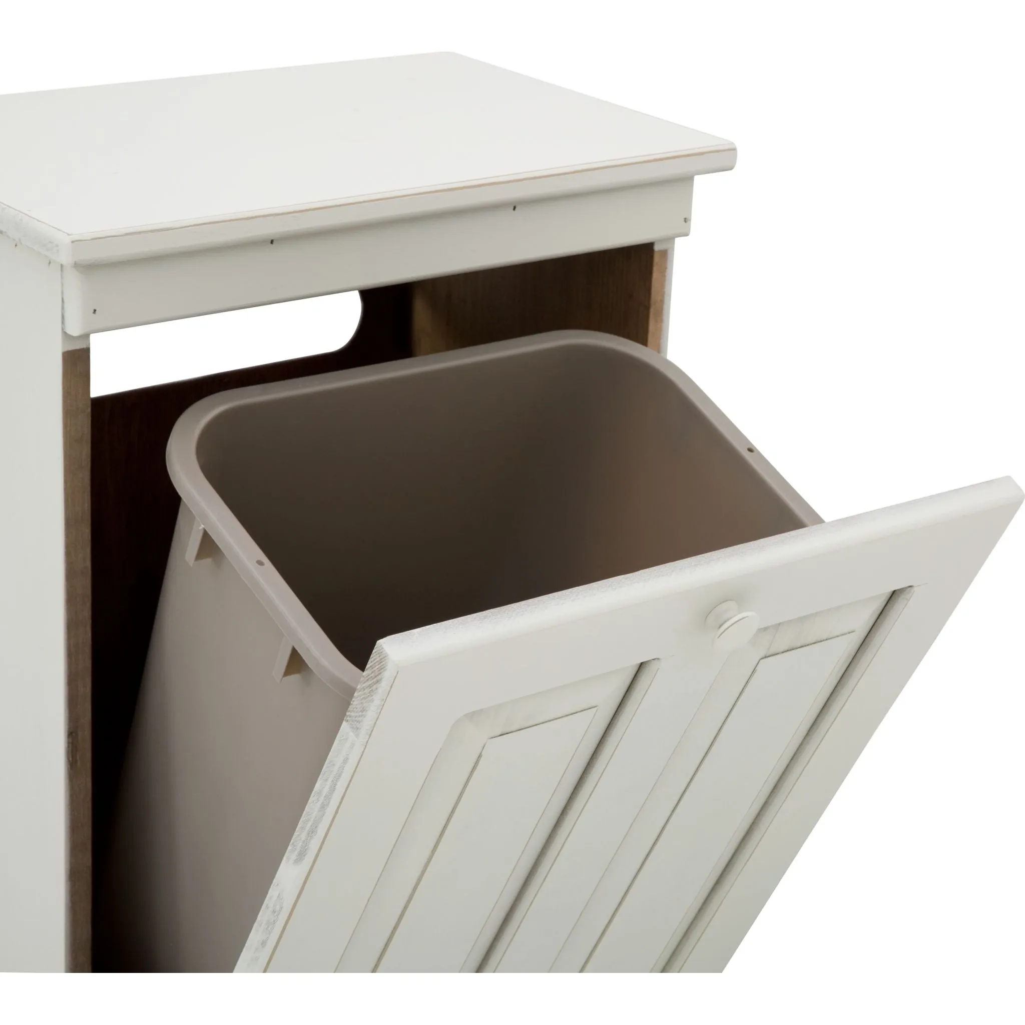 Tilt Bin - Antique White