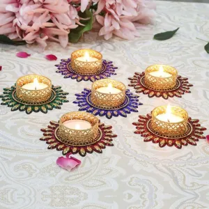 Vadera Tealight Candle Holder - Set Of Six