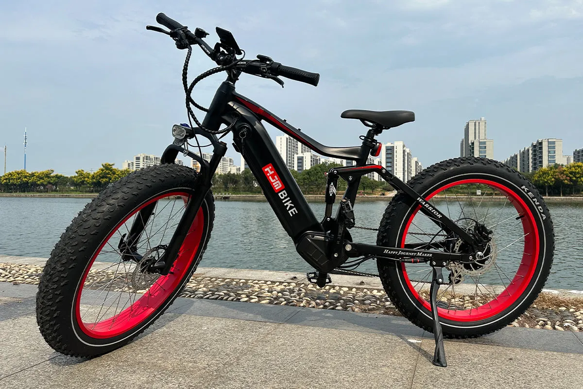 Warrior Full Suspension Fat Tire Ebike 1000W (Fully Assembled)