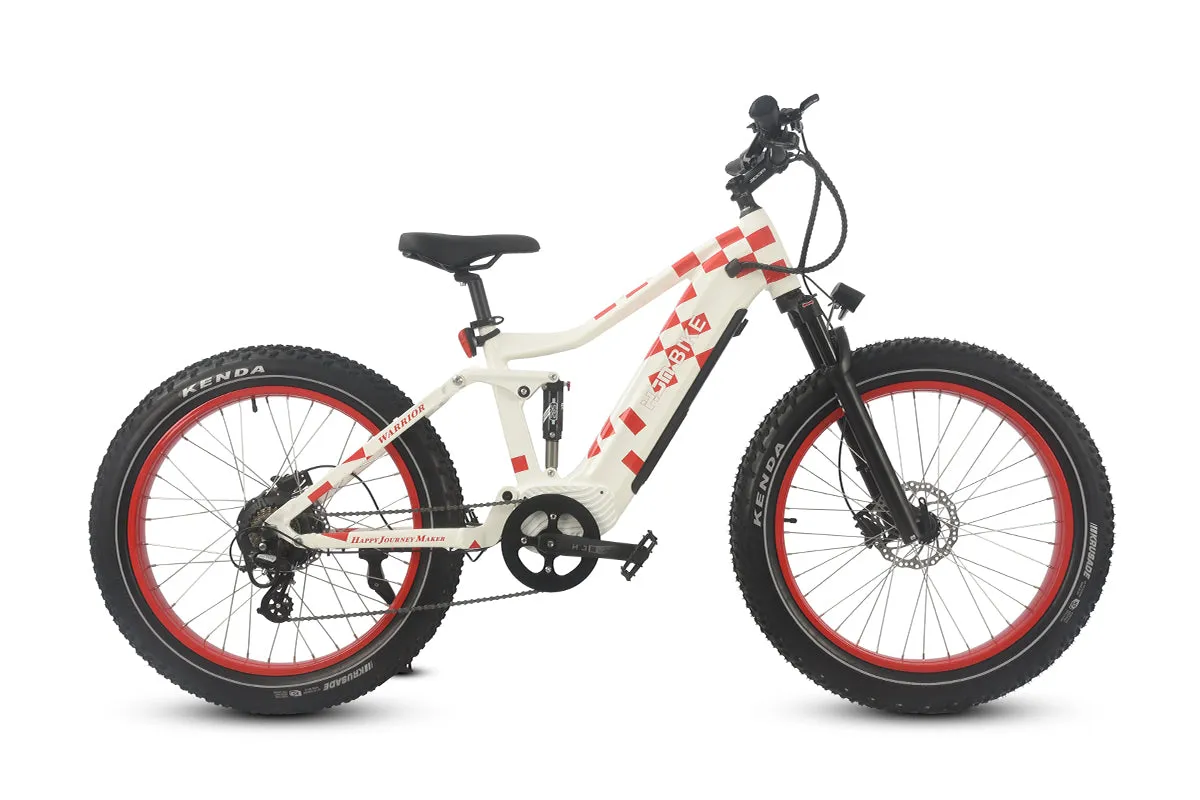 Warrior Full Suspension Fat Tire Ebike 1000W (Fully Assembled)