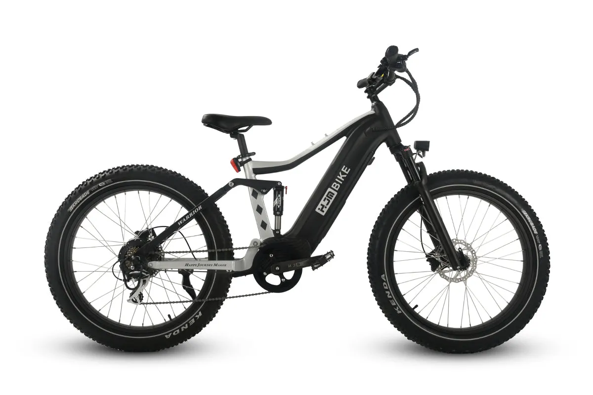 Warrior Full Suspension Fat Tire Ebike 1000W (Fully Assembled)