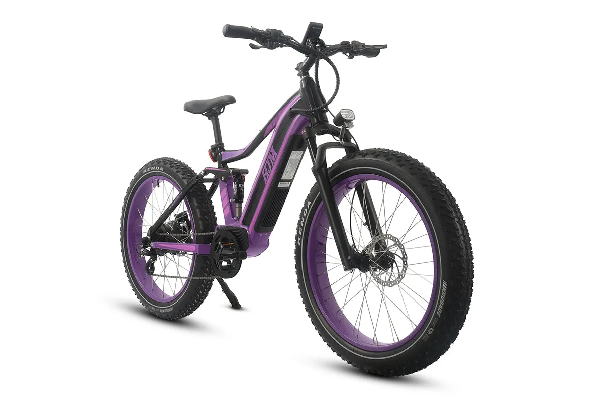 Warrior Full Suspension Fat Tire Ebike 1000W (Fully Assembled)