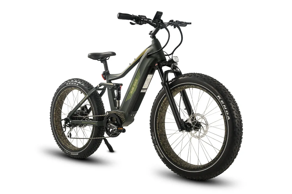 Warrior Full Suspension Fat Tire Ebike 1000W (Fully Assembled)