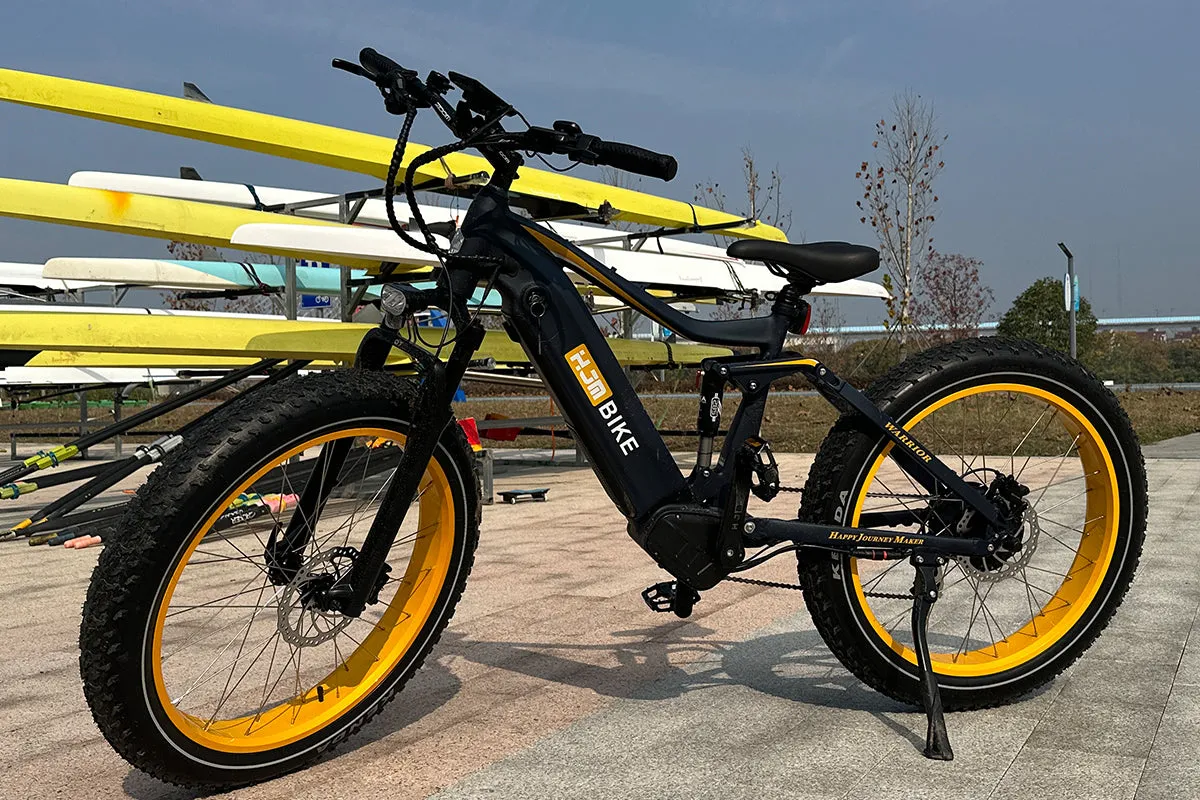 Warrior Full Suspension Fat Tire Ebike 1000W (Fully Assembled)