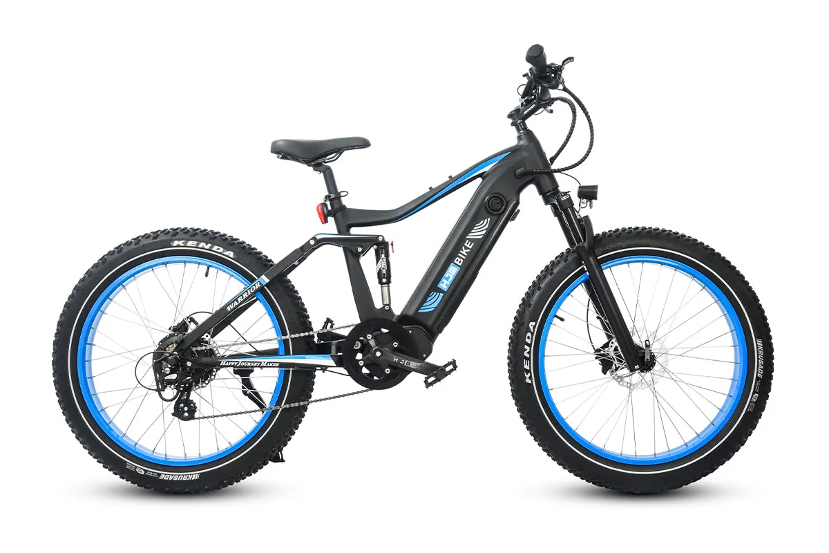 Warrior Full Suspension Fat Tire Ebike 1000W (Fully Assembled)