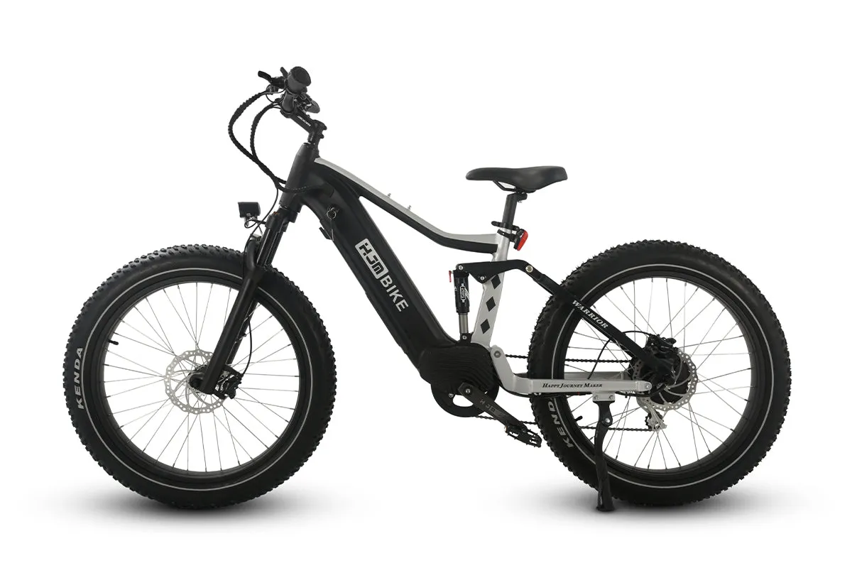 Warrior Full Suspension Fat Tire Ebike 1000W (Fully Assembled)