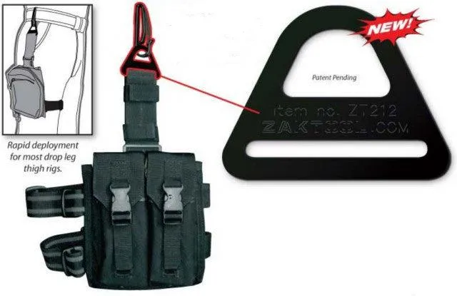 Zak Tool ZT212 Buckle w/ ZT54 Key Ring Holder Combo Pack